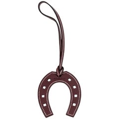 Hermes Paddock (Horseshoe Charm) Bordeaux 