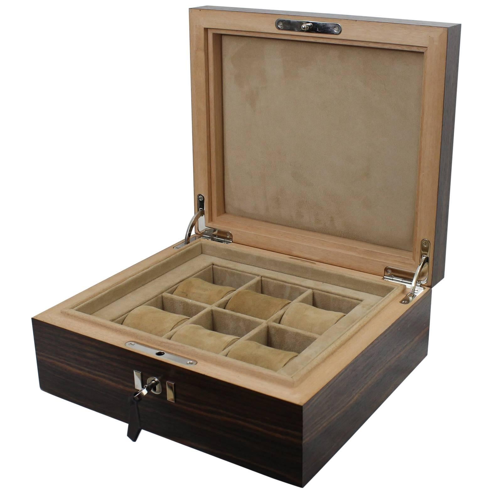 Hermes Wood and Leather Watch Box