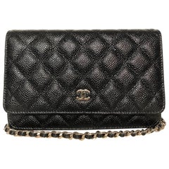 Chanel Caviar WOC Black Bag (Size - OS)