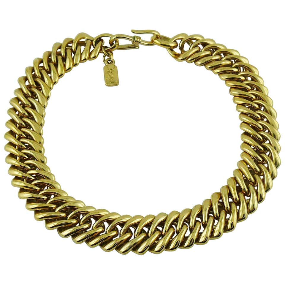 Ysl gold chain maserati Ysl gold chain maserati