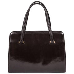 Hermes Vintage "Pullman" Tasche in Brown Box Leder