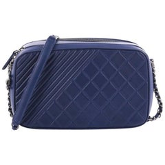 Chanel Coco Boy Large Quilted Leather Camera Bag 