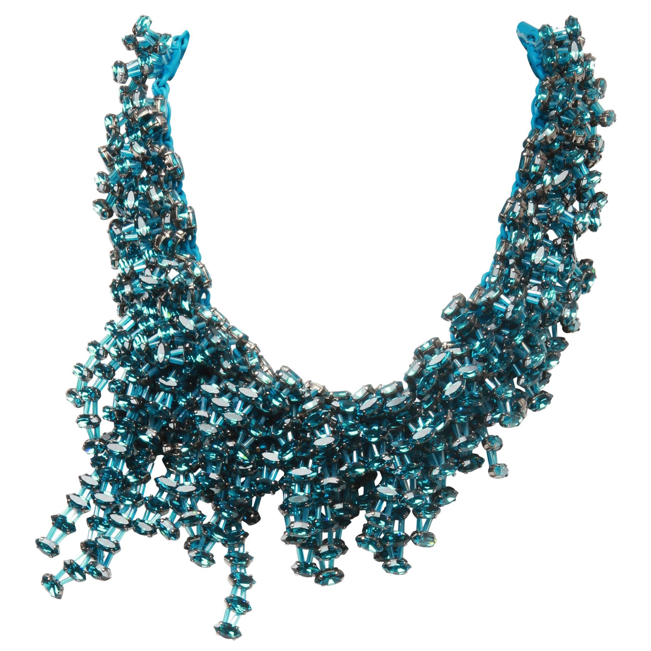 Christian Dior Spring 2014 Swarovski Crystal Necklace
