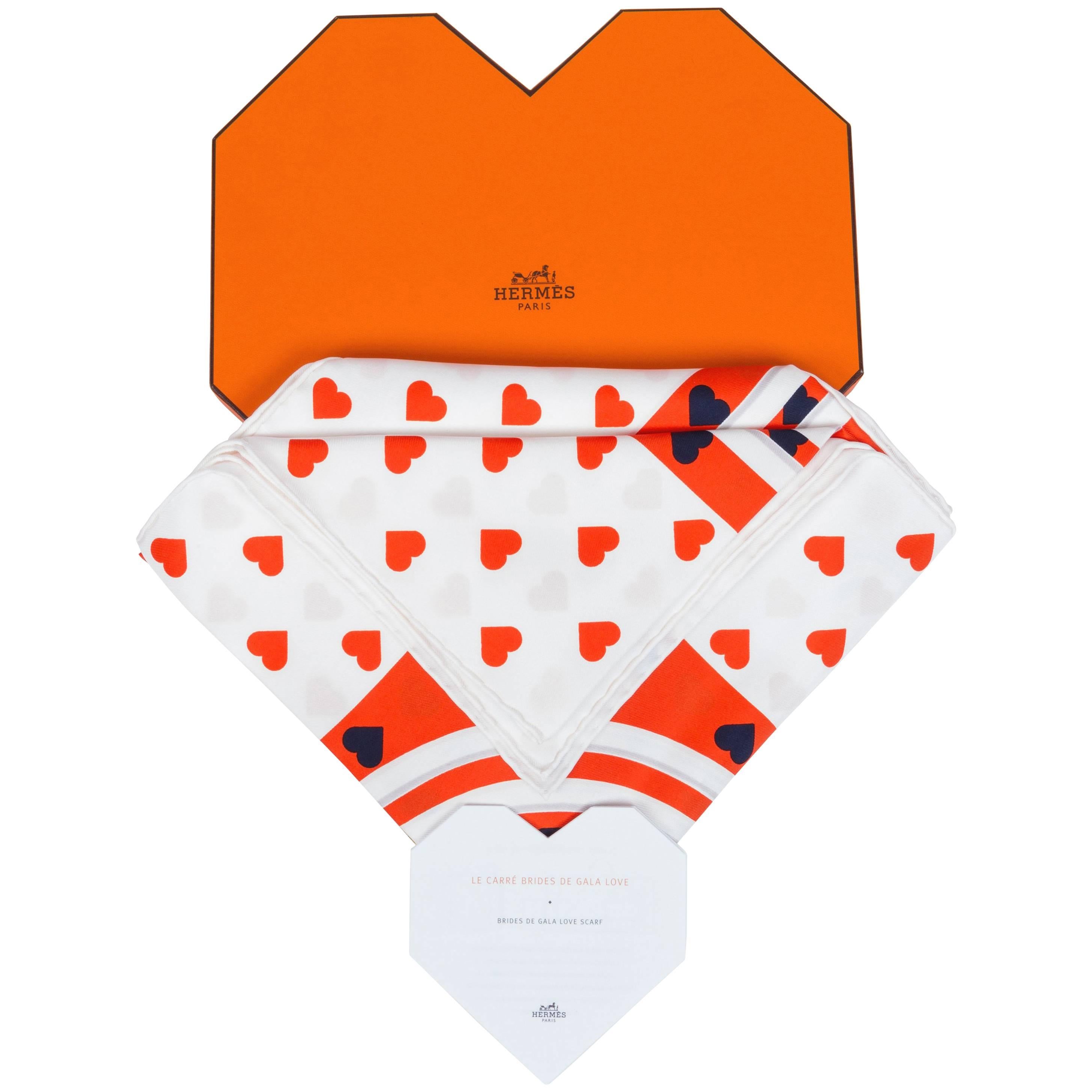 hermes brides de gala love scarf