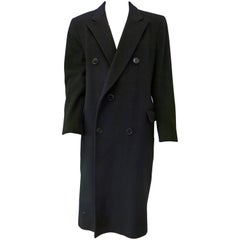 Vintage 1970s Yves St Laurent Long Wool Coat