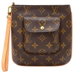 Louis Vuitton Partition Monogram Canvas Wristlet Bag