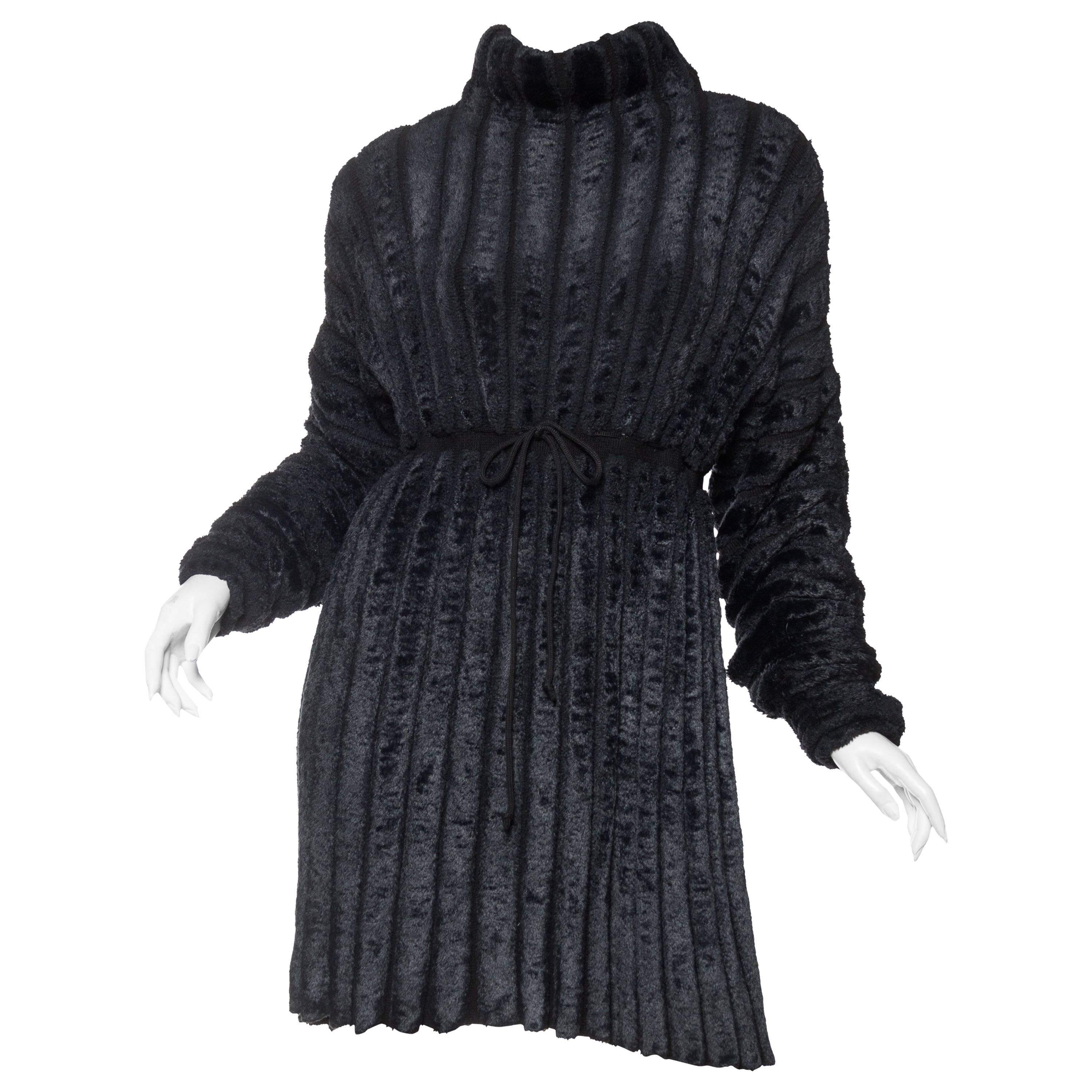 Alaia Iconic Oversized Chenille Dress, Fall 1988 Collection