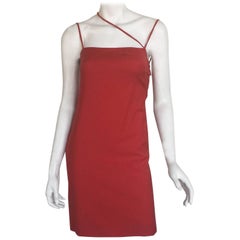 Gianni Versace red mini dress 