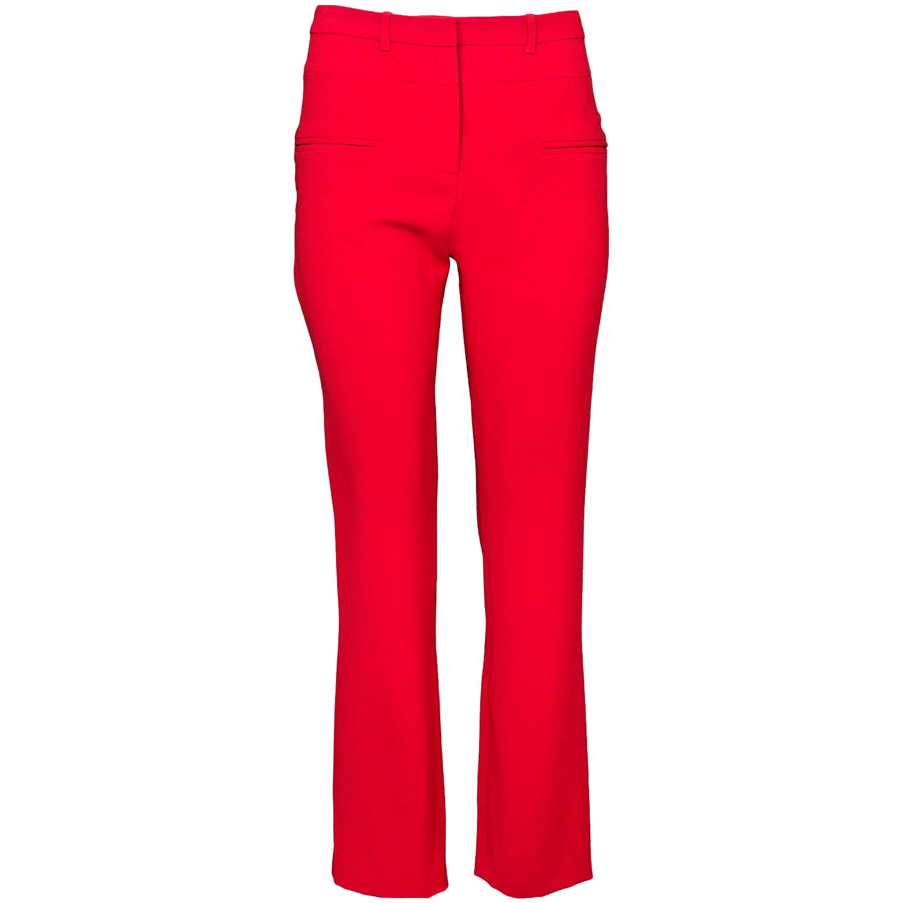 Altuzarra Red Pants Sz IT38 rt $550