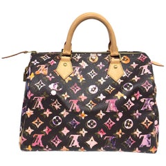 Louis Vuitton Limited Edition Monogram Watercolor Aquarelle Speedy