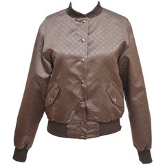 Louis Vuitton Monogram Leather Jacket For Sale at 1stDibs