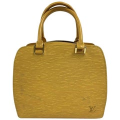 Louis Vuitton Ebene Monogram Coated Canvas Petit Noé Gold Hardware, 2021-2022 (Like New), Brown Womens Handbag