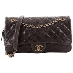 Chanel Shiva Flap Bag Quilted Caviar Large