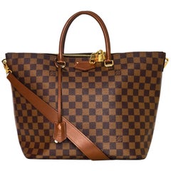 Louis Vuitton Damier Ebene Belmont Tote Bag with Strap