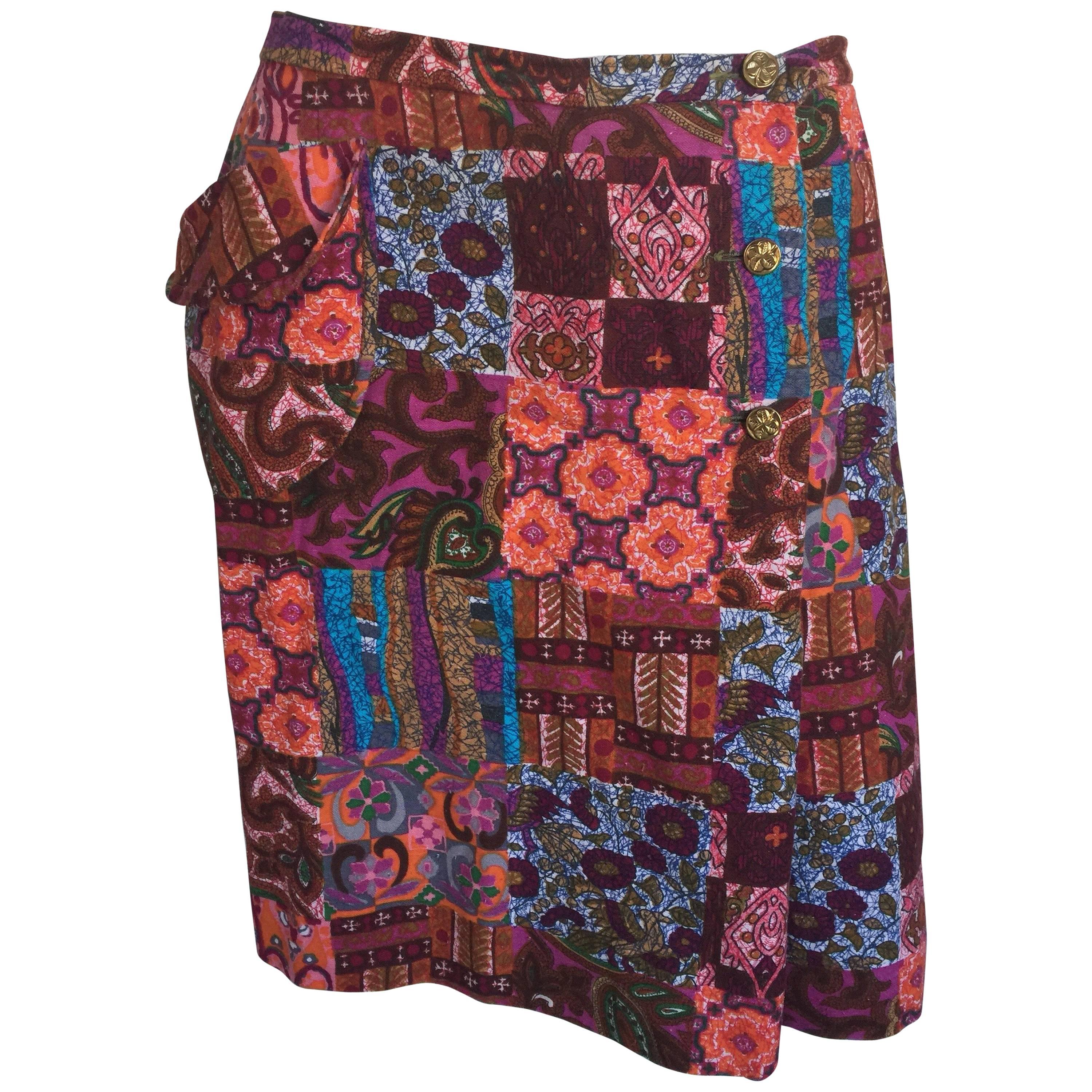 Cotton printed shorts skirt  For Sale