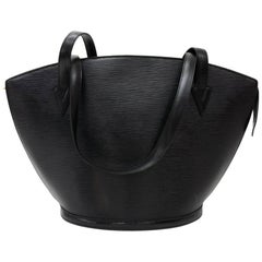 Vintage Louis Vuitton Saint Jacques GM Black Epi Leather Shoulder Bag