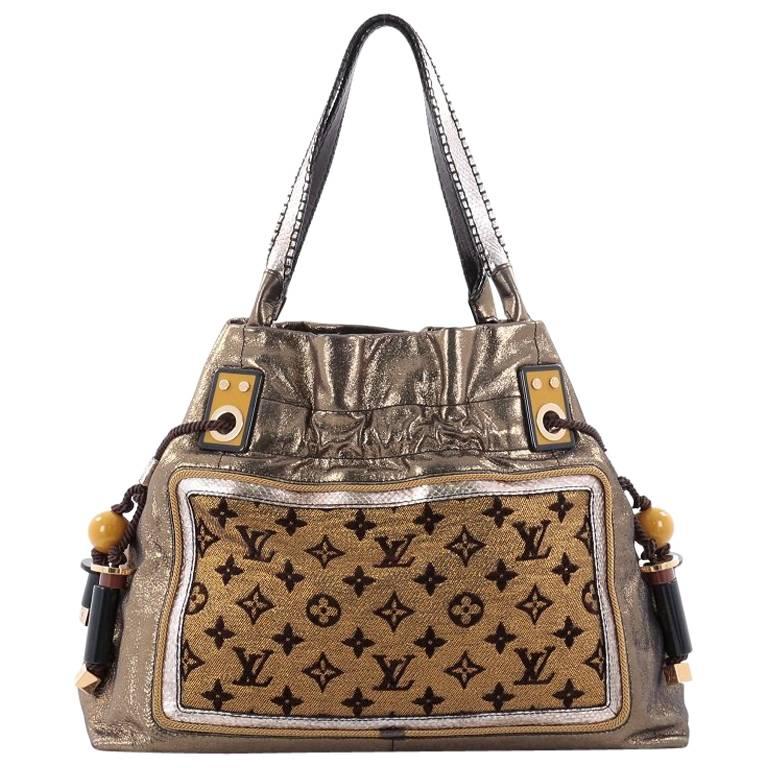 Louis Vuitton Sunbird Limited Edition Monogram Lurex Canvas Handbag 