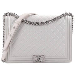 Chanel Boy Flap Bag Quilted Calfskin Large