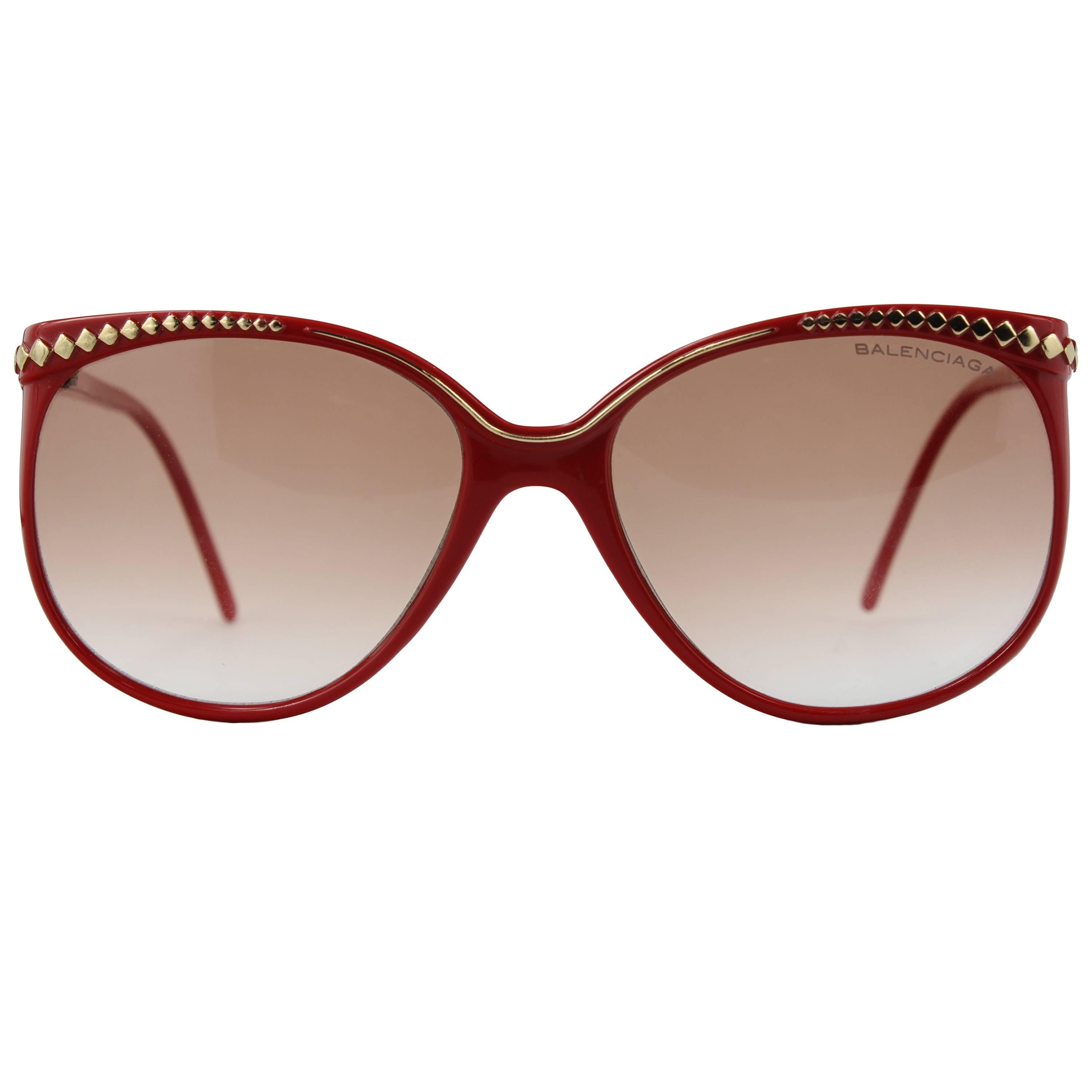 1970´s Balenciaga Sunglasses 2014 For Sale