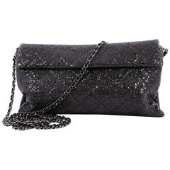 Chanel Chain Clutch Quilted Sequin