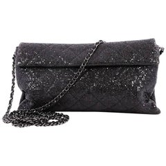 Chanel Chain Clutch Quilted Sequin 