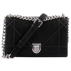 Christian Dior Diorama Flap Bag Iridescent Nubuck