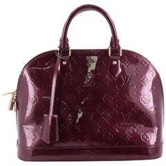 Louis Vuitton Monogram Vernis PM Alma Handbag 