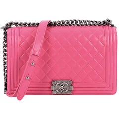 Chanel Quilted Lambskin New Medium Boy Flap Bag