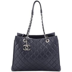 Chanel Chic and Soft Shopping Tote Quilted Calfskin Large