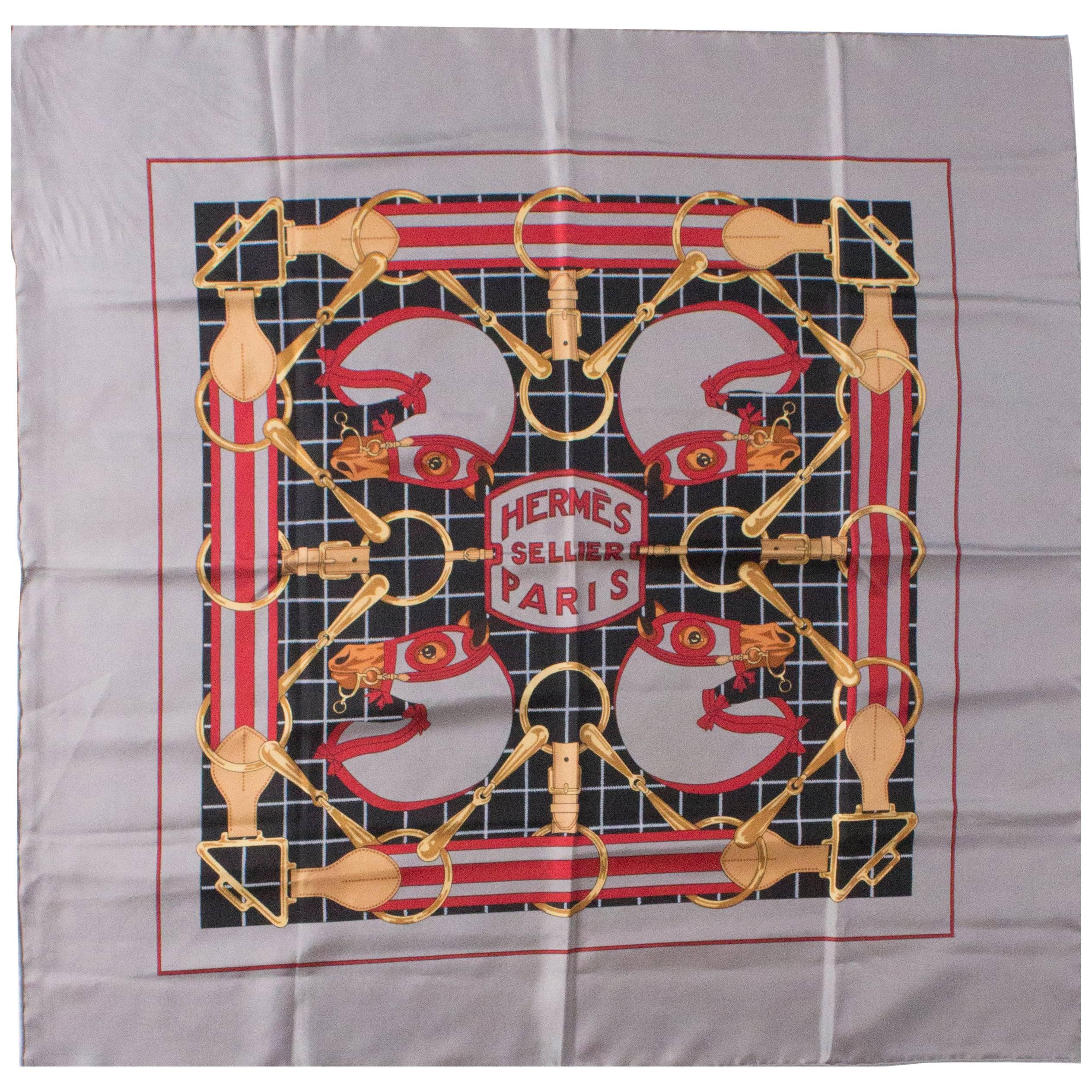 How can I tell if a Hermes scarf is vintage?