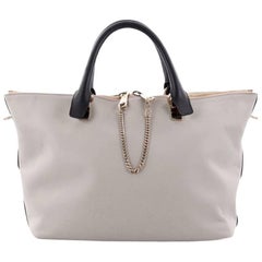 Chloe Bicolor Baylee Satchel Leather Medium