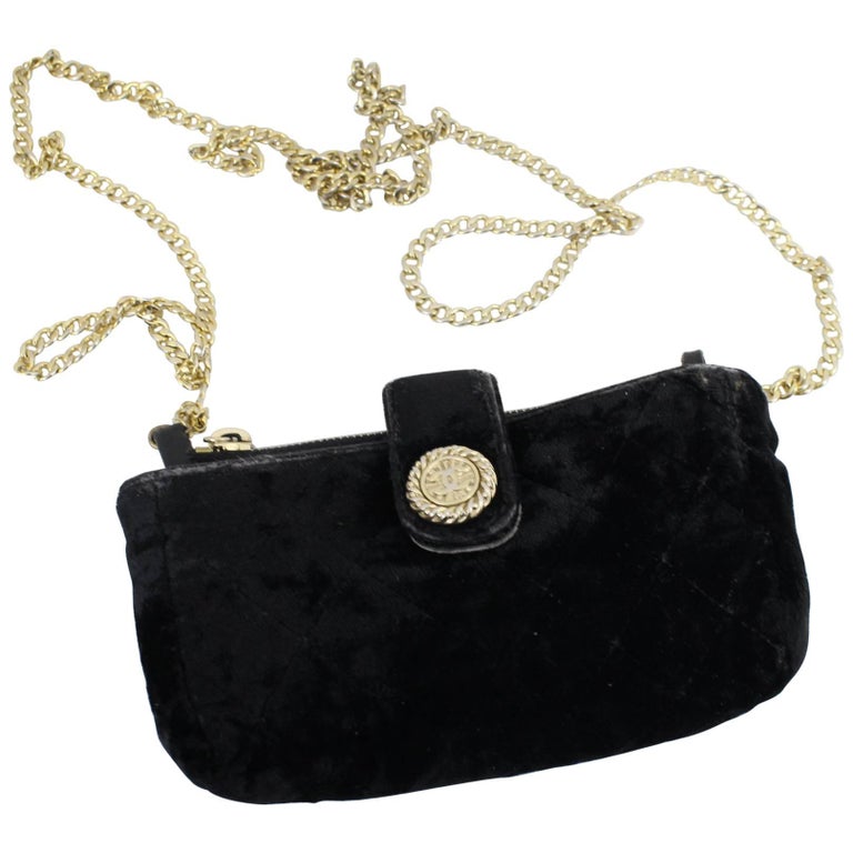 Chanel Vintage Micro Velvet Bag at 1stDibs chanel vintage velvet bag