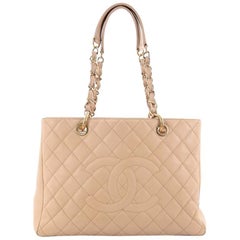 Chanel Quilted Caviar Grand Shopping Tote 