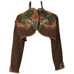 Vintage Geoffrey Beene Lesage Embroidered Bolero 