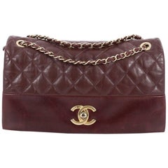 Chanel Soft Elegance Flap Bag Quilted Distressed Calfskin Jumbo