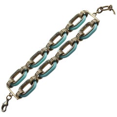 Missoni Art Deco-style double row bracelet, circa 1970