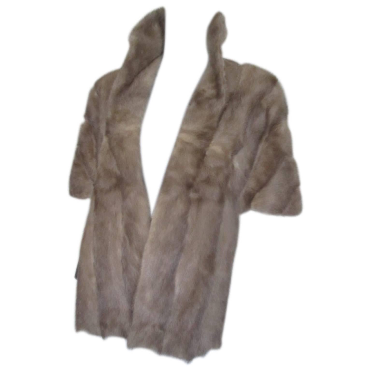vintage Mink fur stole For Sale at 1stdibs