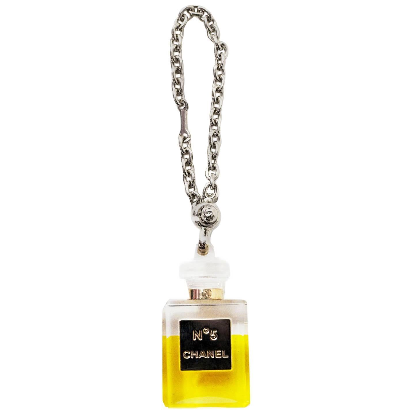 Chanel No. 5 Perfume Bag Charm Keychain #quirkypurse #chanel