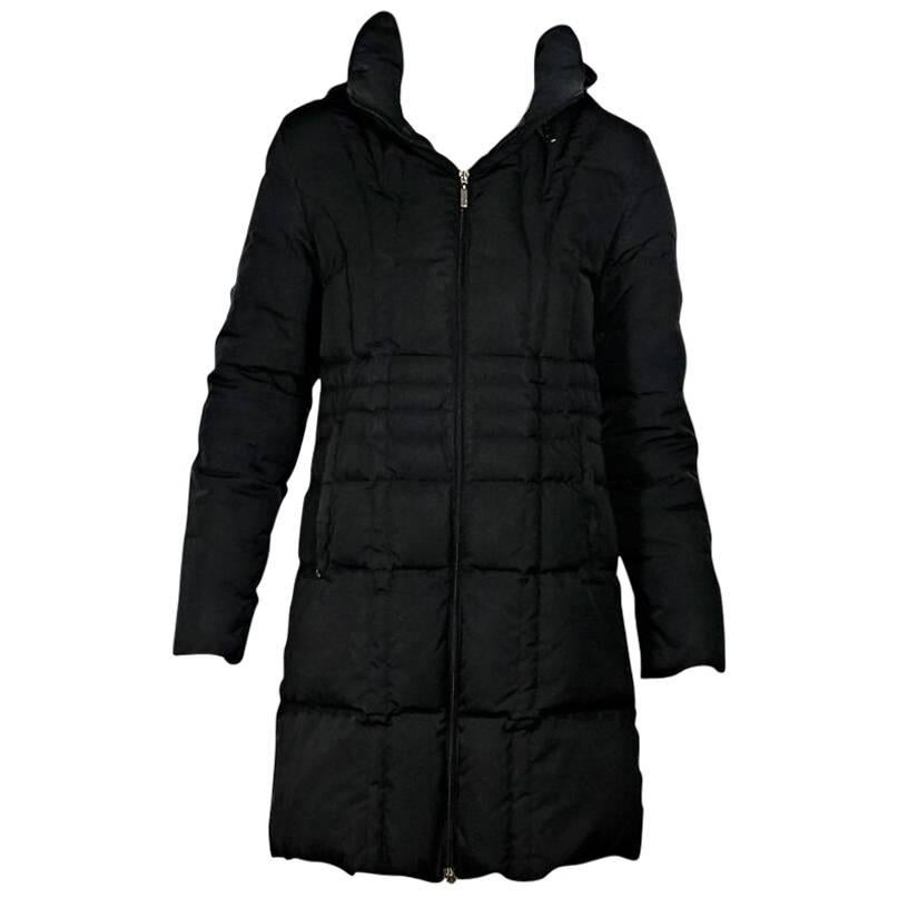 Black Moncler Puffer Coat