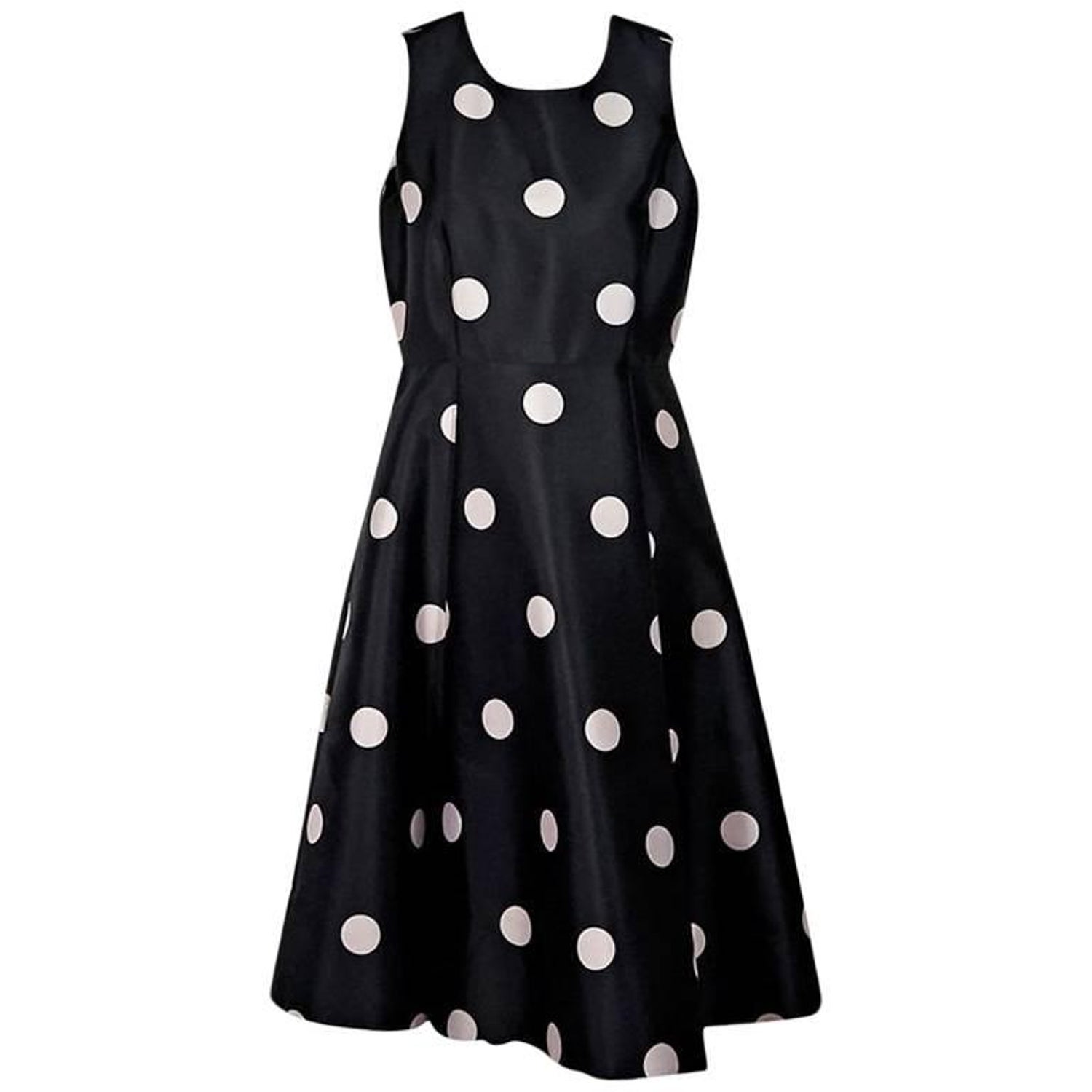 Black and Pale Pink Kate Spade New York Polka-Dot Dress For Sale at 1stDibs  | kate spade polka dot dress, kate spade black polka dot dress