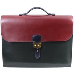 Hermes Vintage Sac a Depeches Bag in 3 Color Box Leather Hermes Vintage Sac a Depeches Bag in 3 Color Box Leather