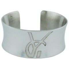 Yves Saint Laurent YSL Vintage Sterlingsilber Manschettenarmband