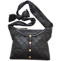 Chanel "Girl"  Black Jacket Black Lambskin Bag, 2015   