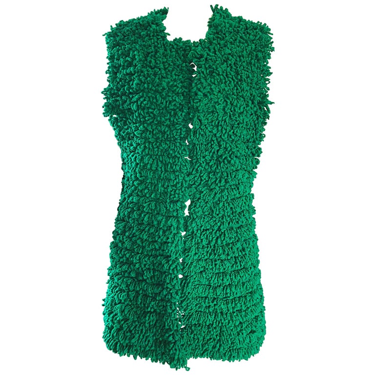 Tapis à Bandes Laine Crochet Vert émeraude Dorr Mill Wool #5021 18x6 US