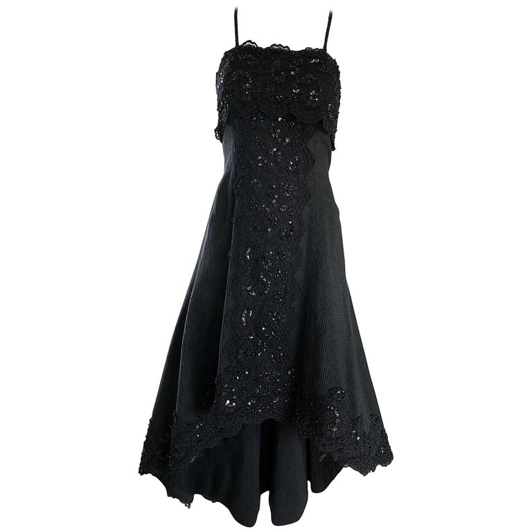chinese dress ladies 1950's-60's Black Lace Dress main image 1