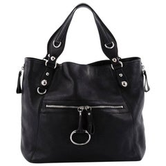 Gucci Icon Bit Zip Tote Leather Large