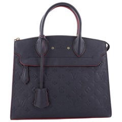 Louis Vuitton Pont Neuf Handbag Monogram Empreinte Leather MM