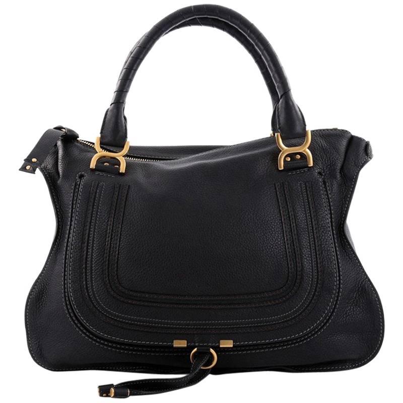 Chloe Marcie Shoulder Bag Leather Large