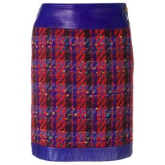 Chanel Tweed Straight Skirt