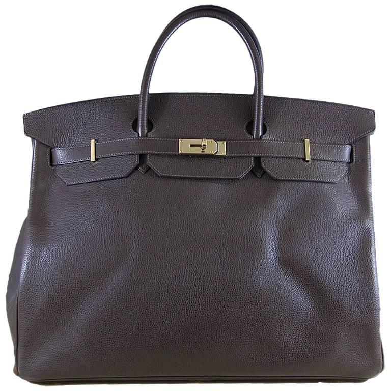 Hermes 50cm Brown Birkin Travel Bag at 1stDibs birkin 50cm, hermes